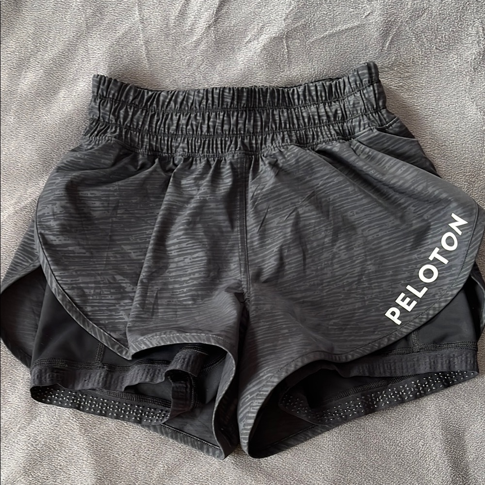 lululemon / Peloton Bootcamp Ready Lined Black Shorts